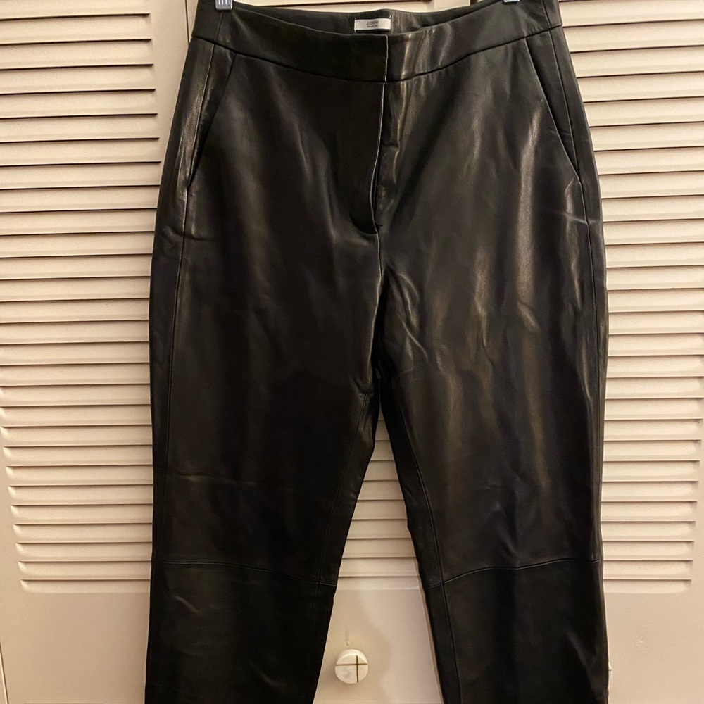 JCrew Woman’s Leather Pants